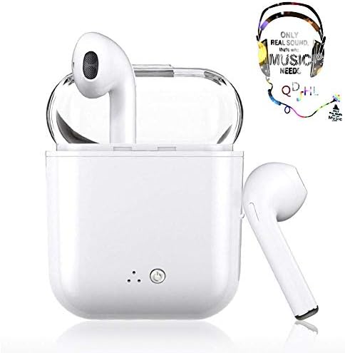 QDJHL® Sweat-proof headset Bluetooth wireless headset 4.2 stereo hands-free 3D surround sound motion noise reduction charging microphone microphone unisex