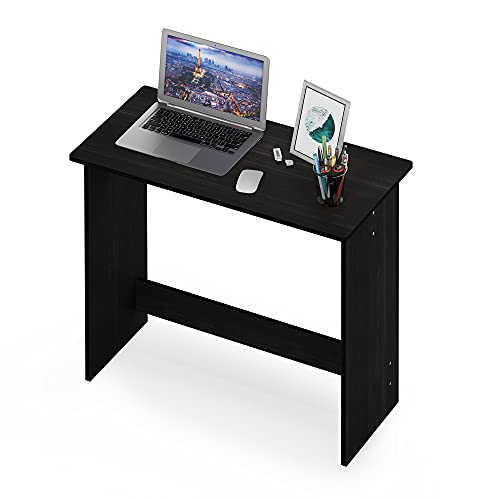 Furinno Simplistic Study Table, Walnut, Espresso, 39.4 x 39.4 x 75.5 cm