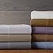 Amazon Brand – Pinzon 400-Thread-Count Hemstitch Egyptian Cotton Sheet Set - King, Chestnut