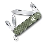 Victorinox Swiss Army Cadet Alox 84mm Medium Pocket Knife, 2017 Limited Edition, Olive Green