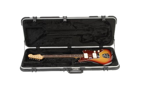 SKB Jaguar/Jazzmaster Type Shaped Hardshell Case 6-string Guitars only...not Bass - TSA Latch, Over-Molded Handle