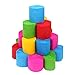 Coceca 24 Rolls Crepe Paper Streamers, 6 Colors, for Birthday Party， Class Party，Family Gathering ，Graduation Ceremony Decorations