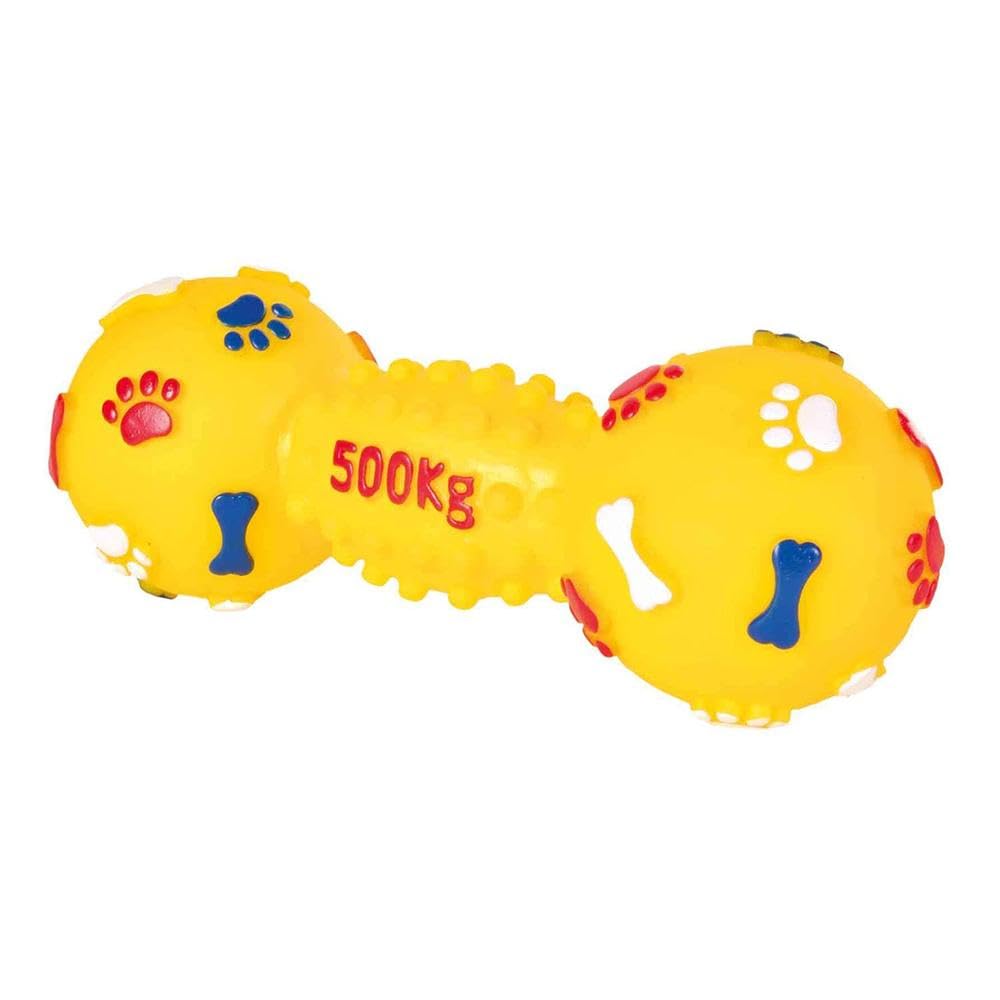 Trixie Vinyl Dumbbell for Dog, 19 Centimetre