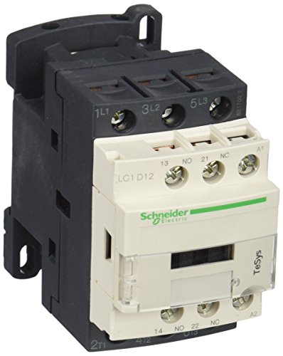 SCHNEIDER ELECTRIC LC1D12G7 CONTACTOR 3PST-NO, 120VAC, 25A, DIN RAIL