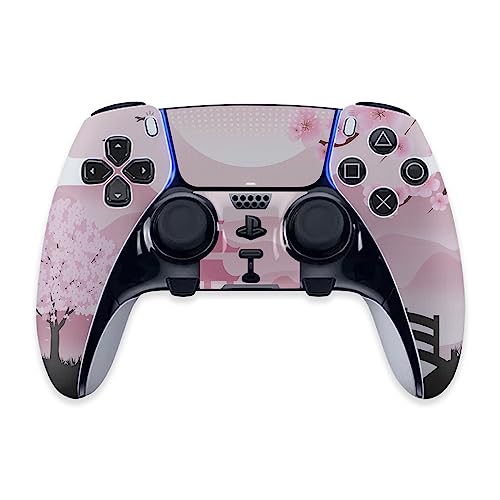 MightySkins Skin Compatible with PS5 DualSense Edge Controller - Cherry Blossom…