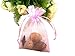 DECORA 4x6 Inch 20 Colors Organza Drawstring Bags Wedding Favour Mesh Bags for Gift Mini Jewelry Candy Pack of 120