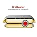 Smiling Apple Watch 3 Case Buit in TPU Screen Protector All-Around Protective Case High Definition Clear Ultra-Thin Cover for Apple iwatch 42mm Series 3 and Series 2 (Gold, 42mm)