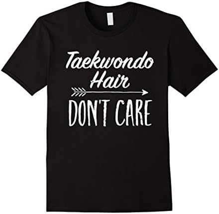 Mens Teakwondo Hair Don't Care TShirt XL Black