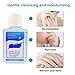 Onewell 60ML Hand sanitizer Gel, Portable Travel Hand sanitizer Antibacterial Moisturizer Fruit-Scented Cleanser Clear Bottle Without Water