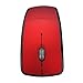 Blansdi 2.4GHz USB Wireless Cordless Optical Mouse Mice For PC Laptop (.Red Foldable)