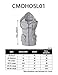 H2H Men's Sleeveless Hoodie Tank Top Skull Fitness Gym Workout Shirt BLACK US XL/Asia XXL (CMOHOSL01)