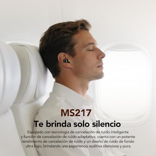 MINISO MS217 2-in-1 Sleep Headphones, Real Time Translator Headphones with App, Noise Cancellation, Bluetooth 6.0 & 48h Autonomy, Soft Pads for Travel, Work and Sleep