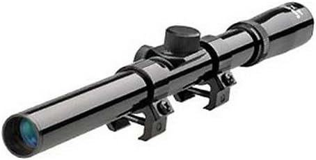 Tasco Rimfire .22/ Airgun Scope 4x15mm, Gloss Black, Crosshair Reticle, RF4X15D