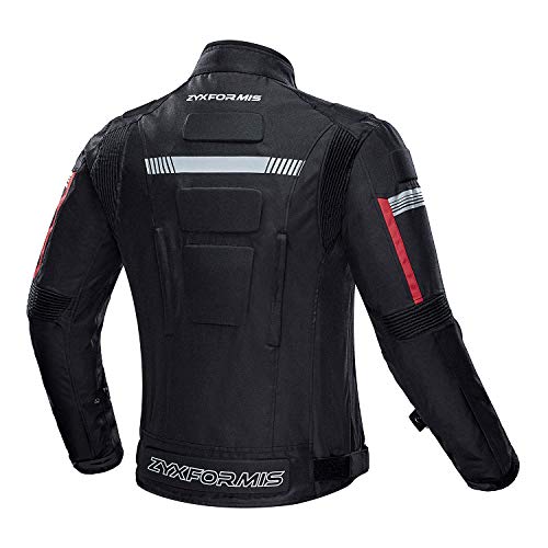Motorcycle Jacket,Motorbike Biker Waterproof Jackets, Windproof Full Body Protective Gear Armoured Autumn Summer Winter for Men