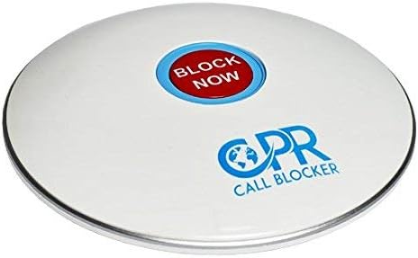 CPR Call Blocker Shield - Pre-programmed With 2000 Scam Numbers Plus The Ability To Block A Further 1500 Numbers At The Touch Of A Button. Caller ID Service Is Required (Gloss White)