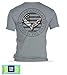 C7 Corvette Men's T-shirt - Born in The USA American Legacy - Short Sleeve Ultra Soft Tee - Officially Licensed Chevrolet Shirt/Heather Gray (X-Large)
