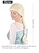 KASTE Movie Princess Elsa Anna Amine Wig Ice Snow Queen Blonde Cosplay Wig Party Braid Hair Heat Resistant Synthetic Wigs for Costume Halloween fit Adult Women Girls (Elsa Adult Wig)