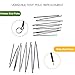 BRILLIANCE4U Tent Poles Replacement 0.33”/8.5mm, Fits Both Female and Male Ends, Lightweight Tent Pole Repair Kit, 7001 Aluminum Alloy Tent Rod，14ft 7in 2 Poles Pack