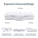 YANXUAN Contour Memory Foam Pain Relief, Cervical Ergonomic Neck Pillow with Washable Pillowcase, 23.6 X 13.8 X 4.3 Inch, 23.6