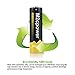 M2cpower NiMH 2800mAh AA Rechargeable Batteries (12 Pack)