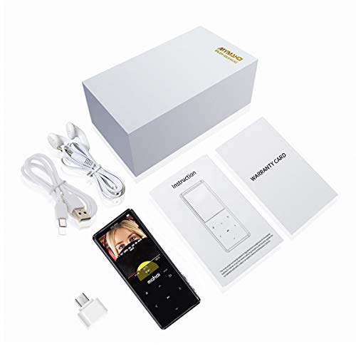 MYMAHDI MP3 Player with Bluetooth 4.2, Touch Buttons with 2.4 inch