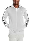 adidas Men's Essential Tricot Jacket, White/Black, XX-Large