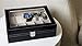 Juvale Black Leather Watch Box Case - Fits 10 Watches - 10