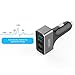 Quick Charge 3.0 Car Charger, UNITEK 42W 3 Port USB Aluminum Car Charger With QC 3.0 ( Quick Charge 2.0 Compatible ) And SmartID Technology