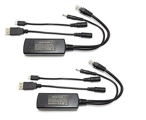 image for WiFi-Texas PoE Splitter Power Packs - Two 802.3af Poe Splitter for iPa