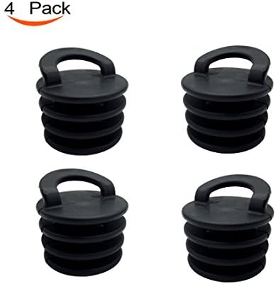 DIAOSnx 4 Pcs Scupper Drain Hole Plugs 40 x 27mm for Kayak