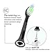 Sonifresh Sonicare Replacement Heads, Sonicare Toothbrush Heads For Phillips Sonicare Electric Toothbrush- Fits Plaque Control, Gum Health, DiamondClean, Flexcare, EasyClean, and HealthyWhite, 4 Pack
