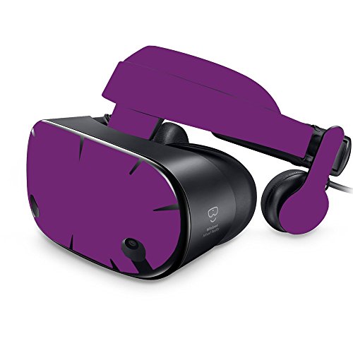 Skin for Samsung Odyssey VR - Solid Purple| MightySkins Protective, Durable, and Unique Vinyl Decal wrap cover | Easy To Apply, Remove, and Change Styles | Made in the USA