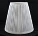 Urbanest Off White Mushroom Pleated Hardback Lamp Shade 5x9x8.5 Inch (Spider)