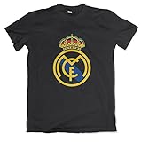 Smart Zone Real Madrid Shirt Madrid CF Logo Men's T- Shirt