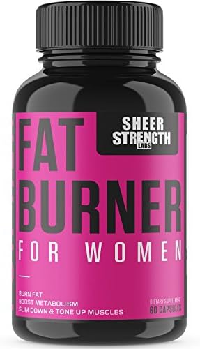 Gran Quemador de grasa para mujeres - Suplemento termogénico la quema de grasa, metabolismo Booster, y supresor del apetito diseñado para la Mujer, Nueva de pura fuerza Labs, 60 píldoras