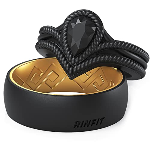 Rinfit Matching Silicone Rings for Couples