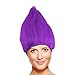 SecondSkin Troll Costume Wig - 10 Colors - One Size Fits All (Purple)