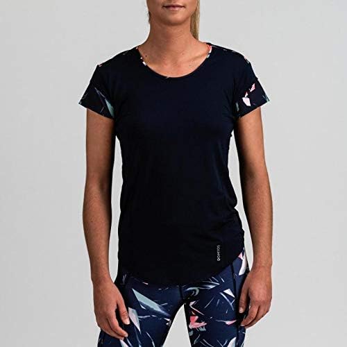 Domyos 500 Women's Cardio Fitness T-Shirt - Navy Blue