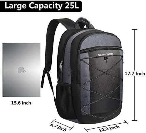 Laptop Backpack, SEEHONOR Travel Laptop Backpack with USB Charging Port, 15.6 Inch Slim Business Computer Backpack for Men Women Water Resistant Anti Theft College Bookbag School Bag 6 Laptop Backpack, SEEHONOR Travel Laptop Backpack with USB Charging Port, 15.6 Inch Slim Business Computer Backpack for Men Women Water Resistant Anti Theft College Bookbag School Bag