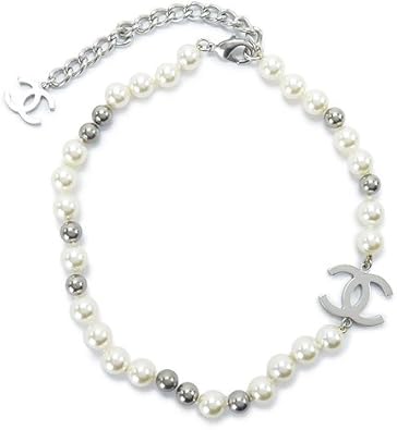 Amazon Co Jp シャネル Chanel ネックレス 6024 Y Z5109 Sv ペンダント アクセサリー Ccココマーク フェイクパール シルバー 並行輸入品 シューズ バッグ