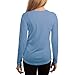 Vapor Apparel Women’s UPF 50+ UV Sun Protection Long Sleeve Performance Regular Fit T-Shirt for Sports and Outdoor, Medium, Columbia Blue