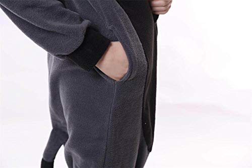 Dames Onesies Pyjama'S,Dames Dier Nachtkleding Wasbeer Onesies Pyjama Grijs Flanel Homewear Anime Cosplay Kostuum Voor… - Image 6