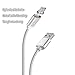 Magnetic USB Type C Cable, Nylon Braided Cable Charger Synchronous Data Transfer LED Indicator Adapter for Samsung S8 S8+ Macbook LG G5 G6 Google Honor 8 Typec Device (2Pack)