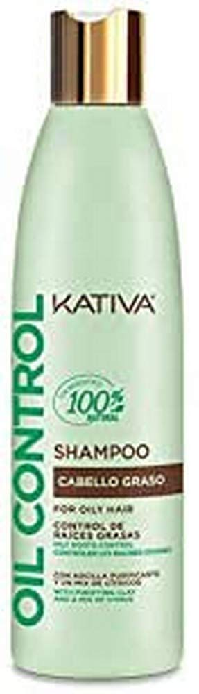 KATIVA Oil Control Shampoo, Multicoloured, Orange, 250 Mil