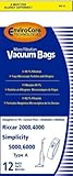 EnviroCare Replacement Vacuum Bags for Riccar 2000, 4000 and Vibrance Series. Simplicity 5000, 6000 and Symmetry Type A 12 pack