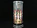 Firefly Crystal Prism Lantern with 1/2-Ounce Refillable Glass Tealight Candle