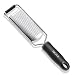 Sicaco Parmesan Cheese Grater, Upgrade Lemon Zester Tool for Chocolate, Coconut, Citrus, Ginger and Fine Grate Spices, Dishwasher Safe, Black