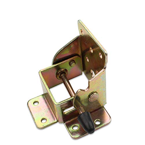 Chiloskit 90 Degree Folding Leg Brackets Lock Extension Support Folding Table Bracket Hinge Locking Hinges Heavy Duty Bracket L Brackets for Furniture