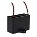 YXQ Ceiling Fan Capacitor 2 Wire 2uF AC 450V 50/60HZ Electric Running Motor Start CBB61 SH 3-Pack Black