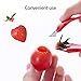 Lasten Fruit Slicer set of 5, Stainless Fruit Peeler Set - Pineapple Corer, Watermelon Slicer,Avocado Slicer, Carving Knife&Melon Baller Scoop and Strawberry Huller - Kitchen Cutter Gadgets Kit